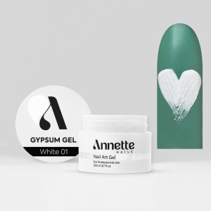 Gypsum Gel White 01 - 5 ml Annette Nails GG-01