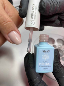 Liquid Polygel MACKS Mauve Morn 20 -15ml - Img 2