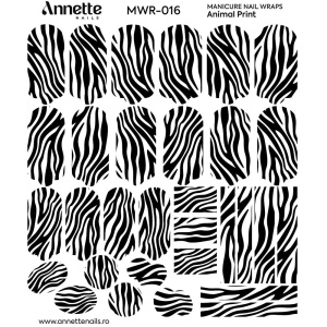 Nail Wraps Manichiura Animal Print 16 Annette Nails MWR-016 - Img 2