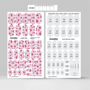 Nail Wraps Manichiura Flowers 100 Annette Nails MWR-100 - Img 4