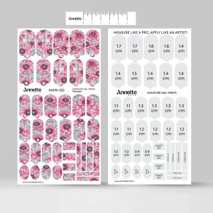 Nail Wraps Manichiura Flowers 120 Annette Nails MWR-120 - Img 3