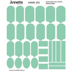 Nail Wraps Manichiura Pure Color 213 Annette Nails MWR-213 - Img 2