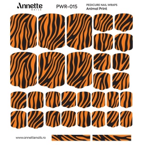 Nail Wraps Pedichiura Animal Print 15 Annette Nails PWR-015 - Img 2