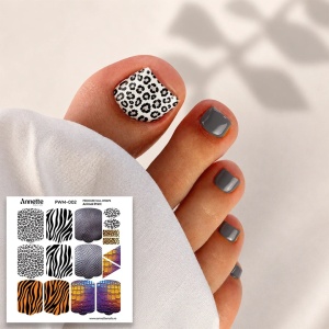 Nail Wraps Pedichiura Max Animal Print 2 Annette Nails PWM-002 - Img 1