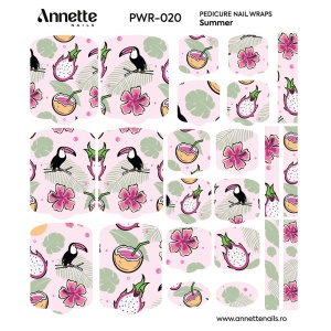 Nail Wraps Pedichiura Summer 20 Annette Nails PWR-020 - Img 2