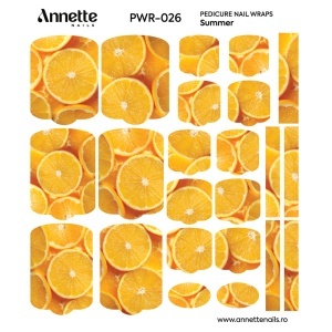Nail Wraps Pedichiura Summer 26 Annette Nails PWR-026 - Img 1