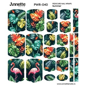Nail Wraps Pedichiura Summer 40 Annette Nails PWR-040 - Img 1