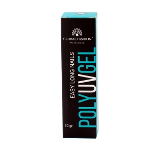 Polygel constructie Transparent GLOBAL FASHION - 30g - Img 4