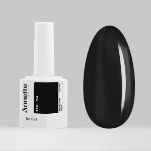 Top Coat Glass 4 Black - 12ml Annette Nails TGL-04-12 - Img 2