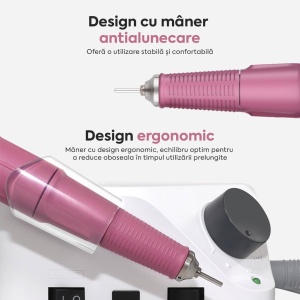 Freza Unghii Profesionala Brillian B350D Saeshin + Mandrina H350 Pink 35.000 RPM - Img 6