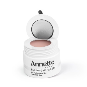 Gel Constructie Half Clear Coffee 8 White Choco - 15ml Annette Nails GBH-08-15 - Img 3