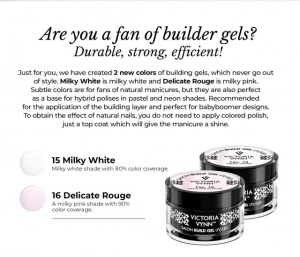 Gel UV/LED 15 Milky White Victoria Vynn 50ml - Img 2