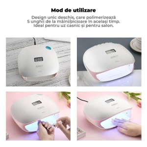 Lampă unghii LED/UV SUN 4S Smart 2.0 - Img 8