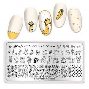 Matrita unghii Animal - BORN PRETTY - L005