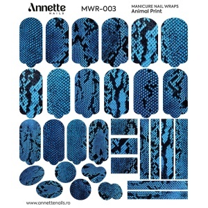 Nail Wraps Manichiura Animal Print 3 Annette Nails MWR-003 - Img 1