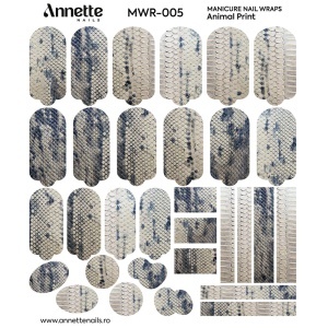 Nail Wraps Manichiura Animal Print 5 Annette Nails MWR-005 - Img 1