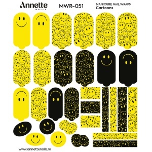 Nail Wraps Manichiura Cartoons 51 Annette Nails MWR-051 - Img 1