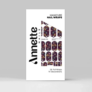 Nail Wraps Manichiura Flowers 113 Annette Nails MWR-113 - Img 3