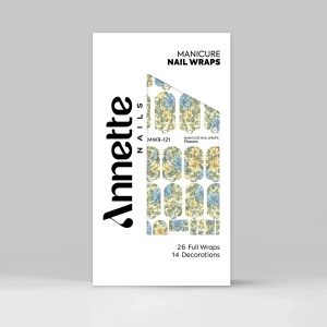 Nail Wraps Manichiura Flowers 121 Annette Nails MWR-121 - Img 3