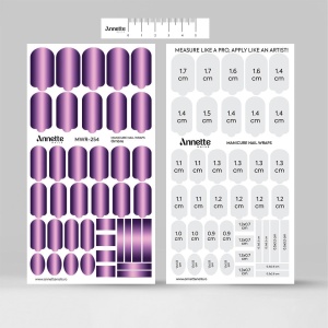 Nail Wraps Manichiura Ombre 254 Annette Nails MWR-254 - Img 4