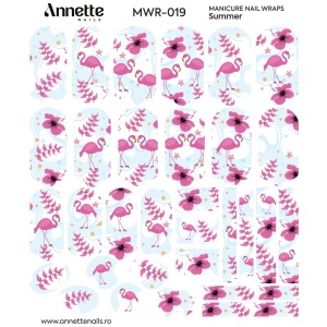 Nail Wraps Manichiura Summer 19 Annette Nails MWR-019 - Img 2