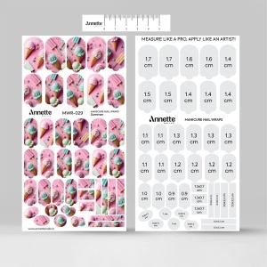 Nail Wraps Manichiura Summer 29 Annette Nails MWR-029 - Img 3