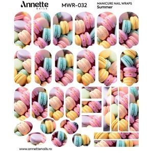 Nail Wraps Manichiura Summer 32 Annette Nails MWR-032 - Img 1