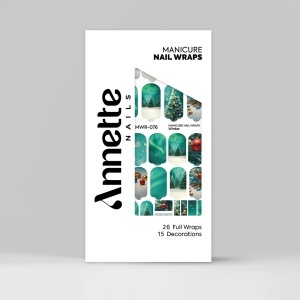 Nail Wraps Manichiura Winter 76 Annette Nails MWR-076 - Img 2