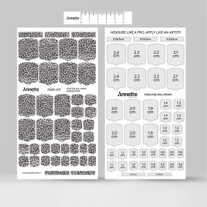 Nail Wraps Pedichiura Animal Print 17 Annette Nails PWR-017 - Img 3
