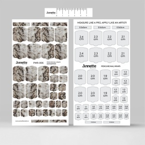 Nail Wraps Pedichiura Animal Print 6 Annette Nails PWR-006 - Img 3