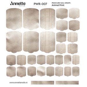 Nail Wraps Pedichiura Animal Print 7 Annette Nails PWR-007 - Img 2
