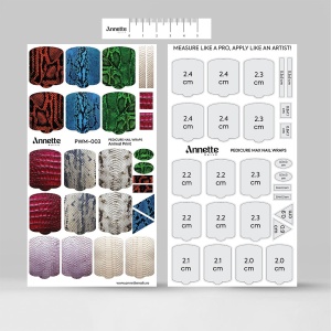 Nail Wraps Pedichiura Max Animal Print 3 Annette Nails PWM-003 - Img 4