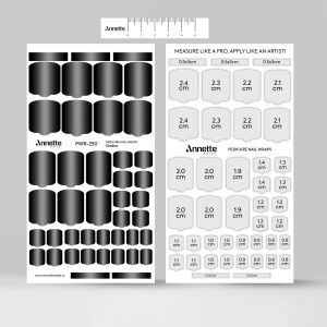 Nail Wraps Pedichiura Ombre 250 Annette Nails PWR-250 - Img 3