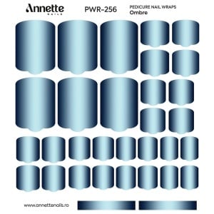 Nail Wraps Pedichiura Ombre 256 Annette Nails PWR-256 - Img 1
