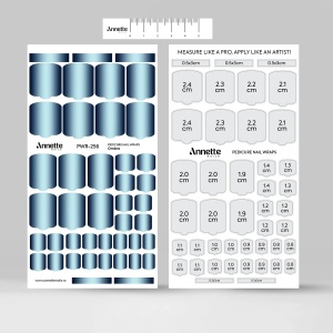 Nail Wraps Pedichiura Ombre 256 Annette Nails PWR-256 - Img 4