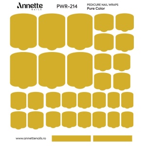 Nail Wraps Pedichiura Pure Color 214 Annette Nails PWR-214 - Img 2