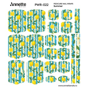 Nail Wraps Pedichiura Summer 22 Annette Nails PWR-022 - Img 2