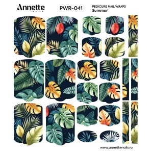 Nail Wraps Pedichiura Summer 41 Annette Nails PWR-041 - Img 1