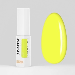 Oja Semipermanenta Neon Party Noviol Gold 280 - 8ml Annette Nails - Img 2