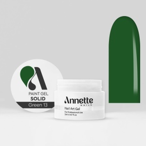 Paint Gel Solid Green 13 Wipe - 5ml Annette Nails GPS-13 - Img 2
