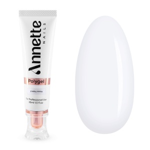 Polygel Cover 2 Milky White ANNETTE NAILS - 30ml