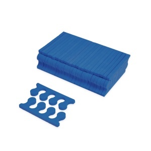 Set Despartitoare Degete Pedichiura 50 buc Albastru Annette Nails PS-01B-S50 - Img 2