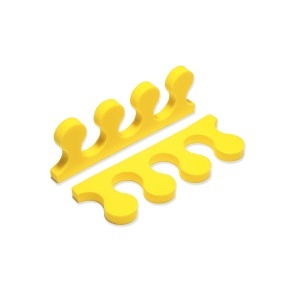 Set Despartitoare Degete Pedichiura 50 buc Galben Annette Nails PS-01Y-S50 - Img 4