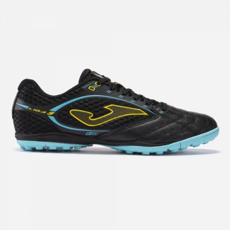 Incaltaminte copii, Joma, LIGA 5 2301 TF, sintetic, Negru turcoaz