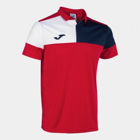 Tricou barbati, Polo Crew V, Joma, Rosu-Bleumarin