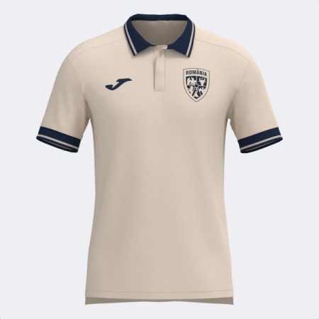 Tricou Polo Federatia Romana de Fotbal, Joma, Bej