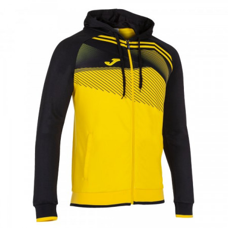 JACKETA CU GLUGA SUPERNOVA II GALBEN-NEGRU (B)