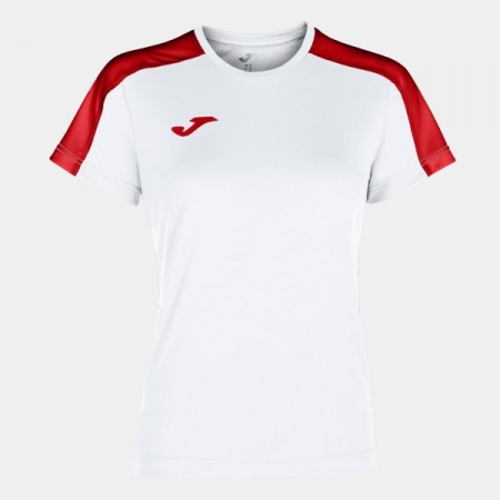Tricou de dama pentru copii, Academy, Joma, Alb-Rosu