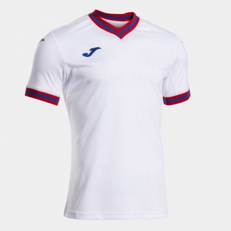 Tricou maneca scurta rosie, copii, Joma, Alb