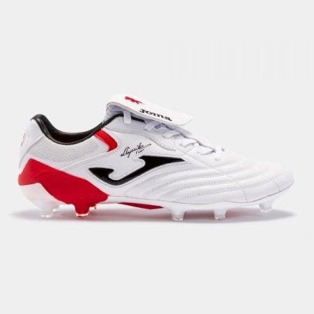 Incaltaminte copii, Joma, AGUILA CUP 2302, iarba, Alb | Rosu
